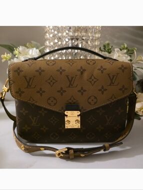 Louis Vuitton Two-Tone Monogram Canvas Shoulder Bag - Brown